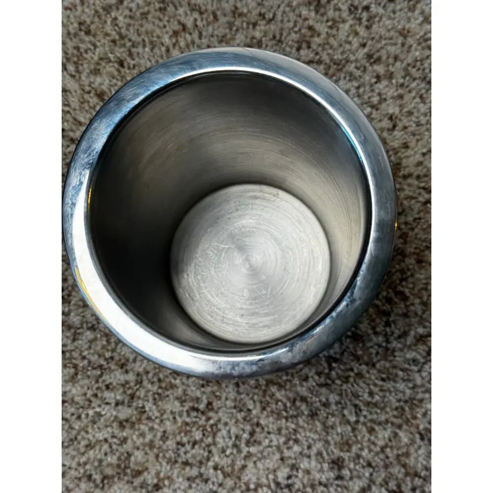 Crate & Barrel Wine/Champagne Cooler Classic Chiller with faint 